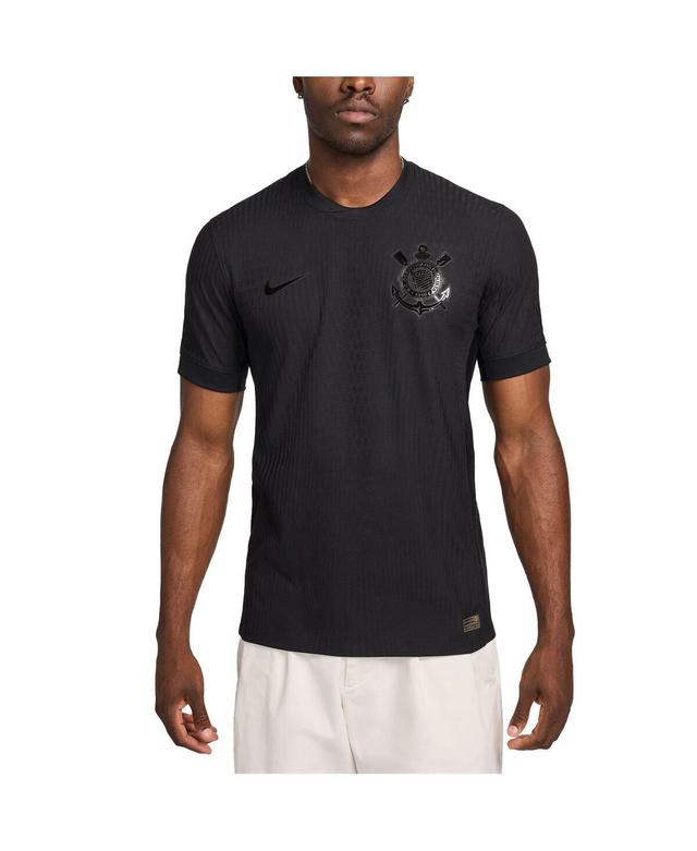 Nike Mens Black Corinthians 2024/25 Away Authentic Jersey - Black Product Image