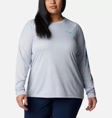 Columbia Women s PFG Tidal Tee II Long Sleeve - Plus Size- Product Image