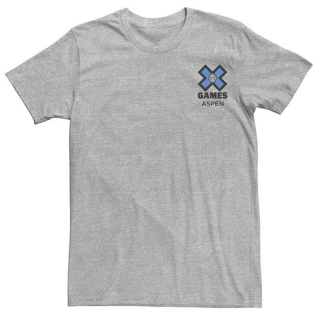 Mens ESPN X Games Aspen Left Chest Logo Tee Athletic Grey Product Image