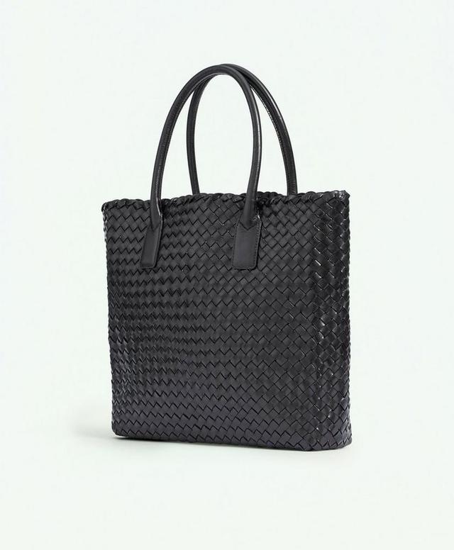 Woven Leather Tote Bag Product Image