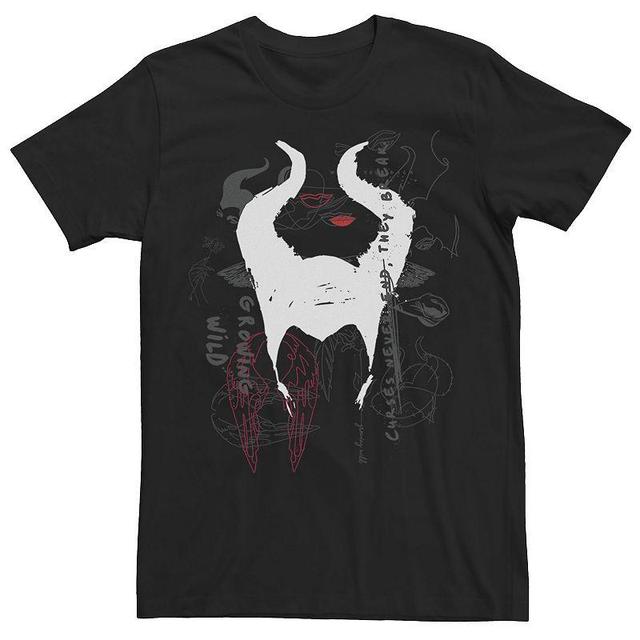 Disneys Maleficent Overlapping Emblems Mens Tee Product Image