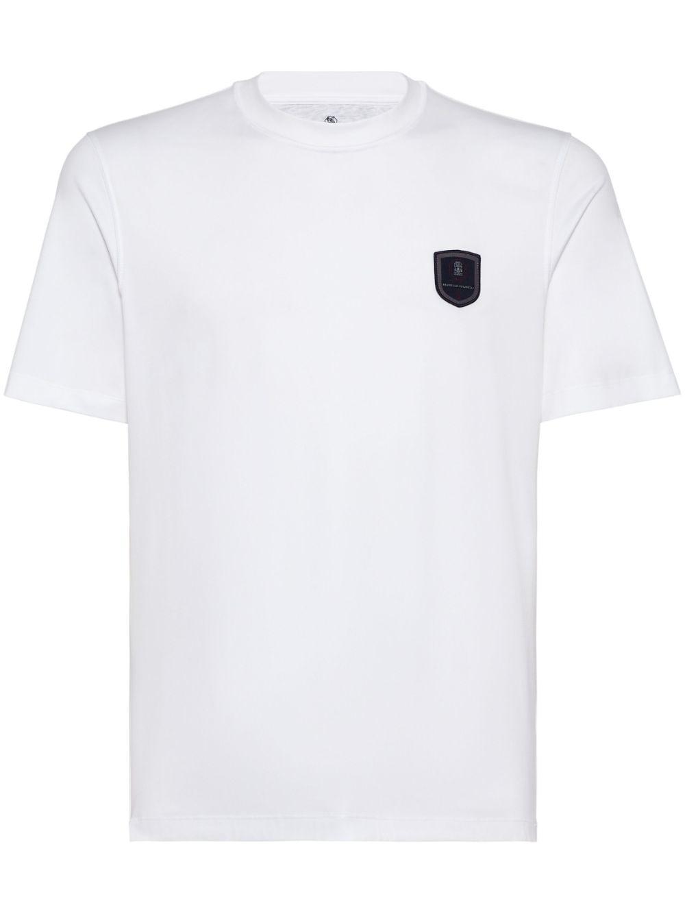 Tennis Badge T-shirt In White Product Image