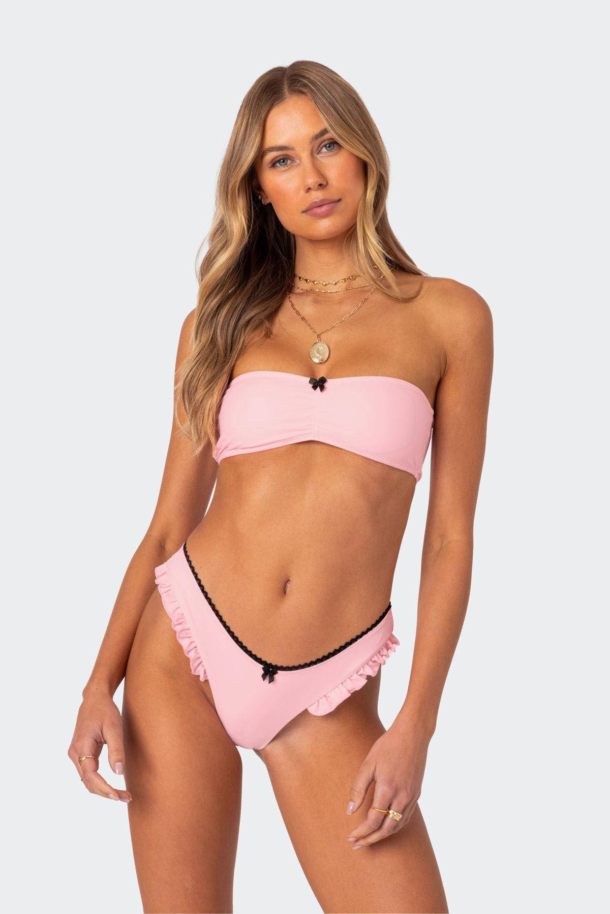 Edikted Women's Maggie Bandeau Bikini Top Product Image