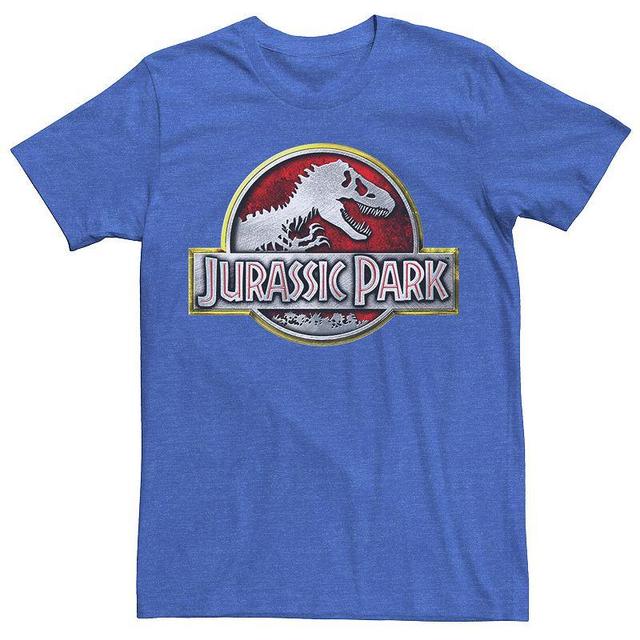 Mens Jurassic Park Chrome Logo Tee, Mens Product Image