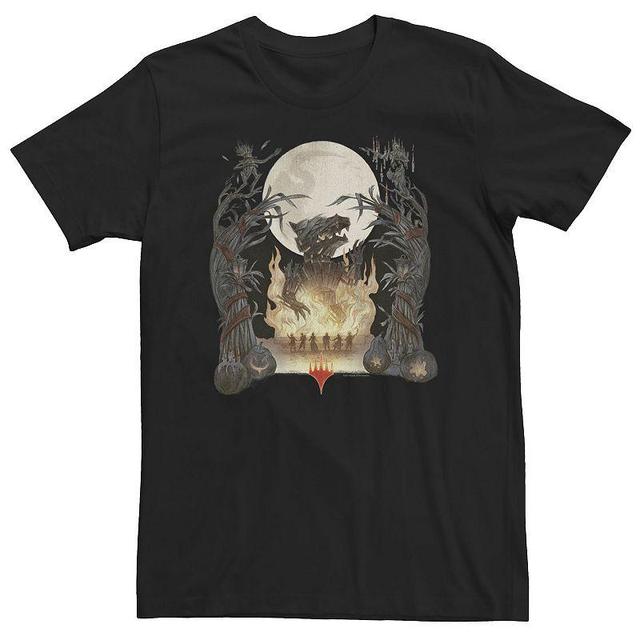 Big & Tall Magic: The Gathering Burn The Wolf Collage Tee, Mens Product Image