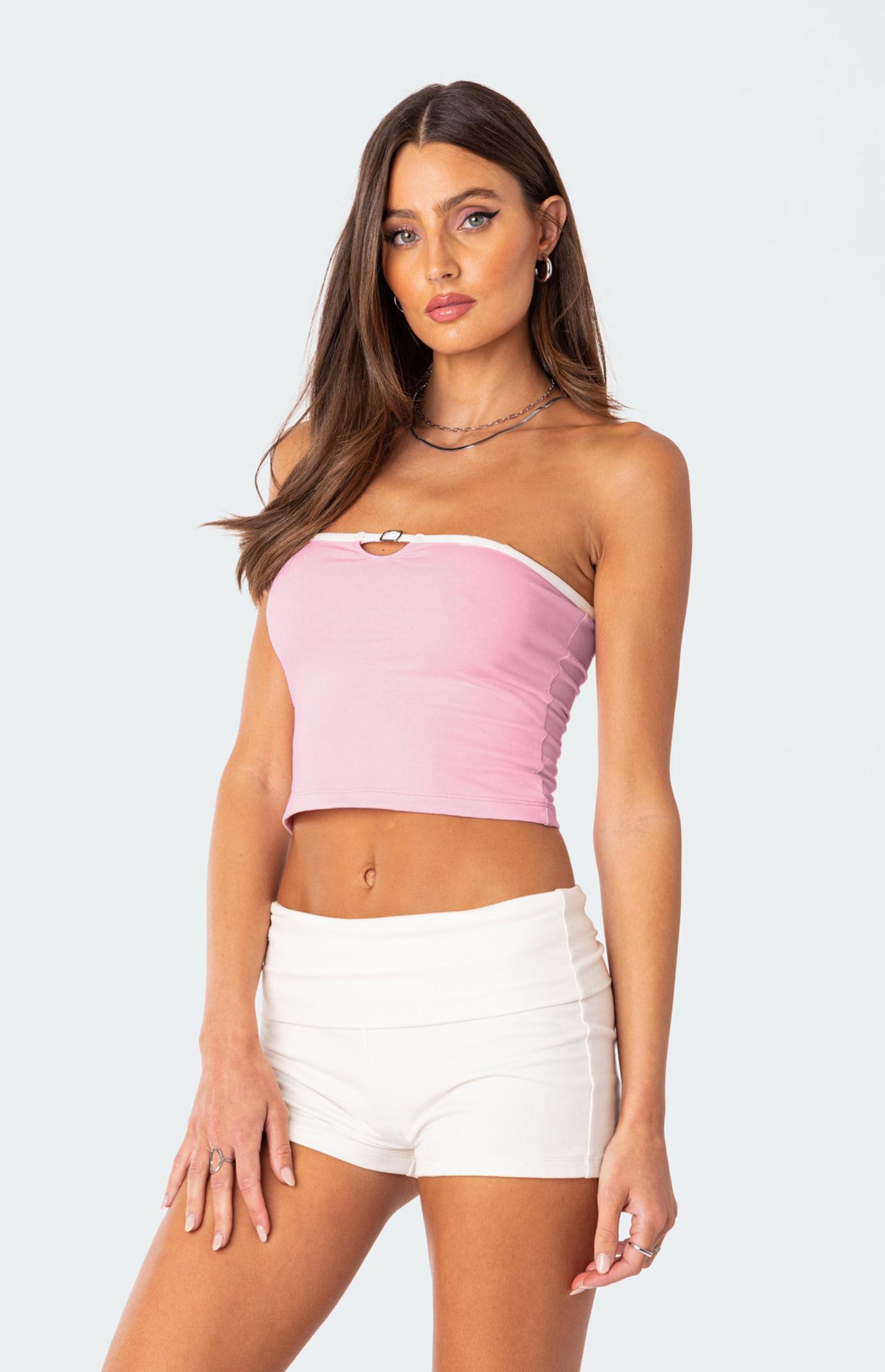 Edikted Womens Colby Belted Tube Top product image