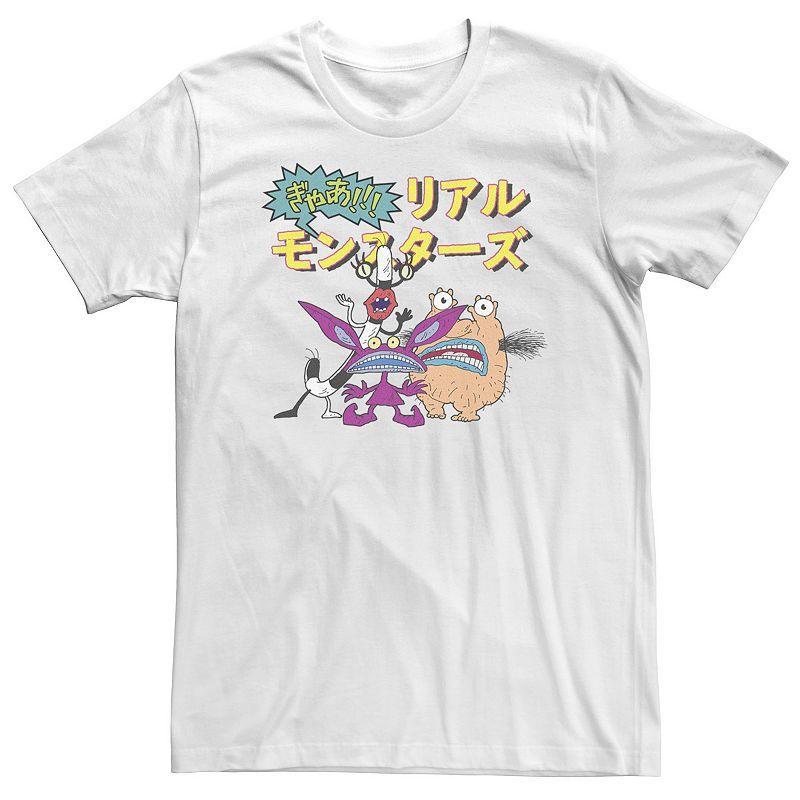 Big & Tall Nickelodeon Aaahh!!! Real Monsters Kanji Group Portrait Tee, Mens Product Image