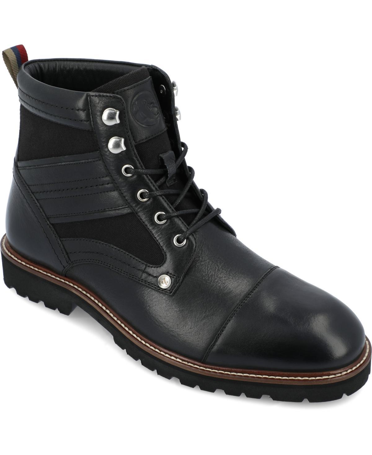 Thomas & Vine Feron Cap Toe Mens Leather Ankle Boots Product Image