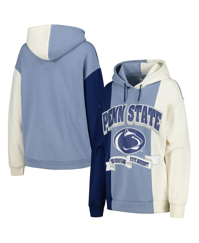 Womens Gameday Couture Navy Penn State Nittany Lions Hall of Fame Colorblock Pullover Hoodie Product Image