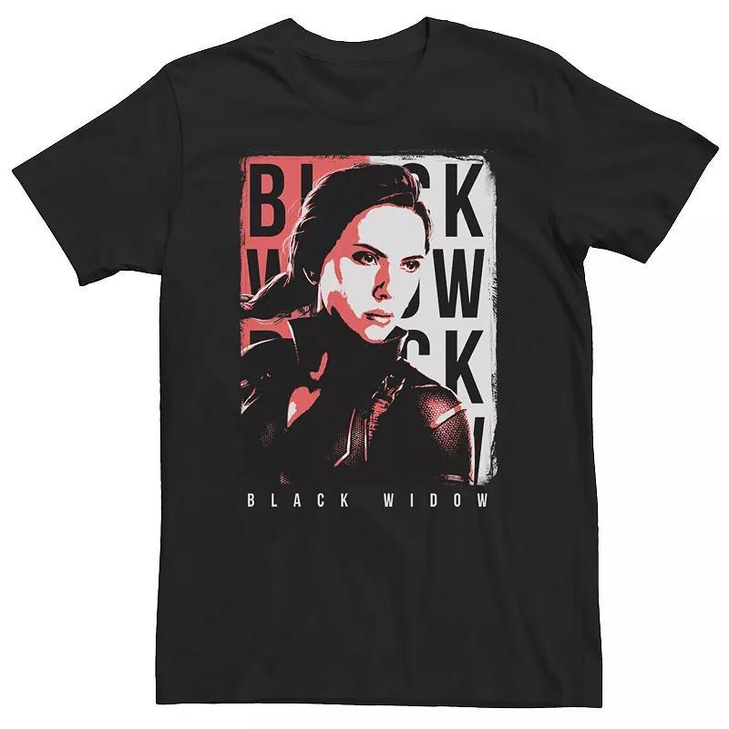 Big & Tall Marvel Avengers Widow Poster Tee, Mens Product Image