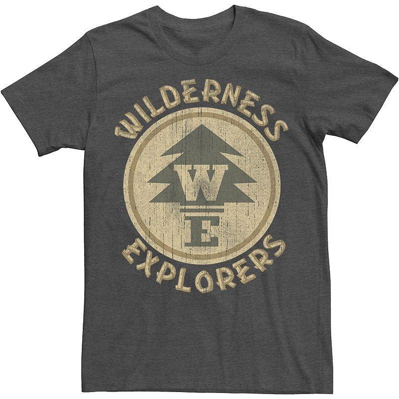 Big & Tall Disney / Pixar Up Wilderness Explorer Badge Tee, Mens Grey Heather Product Image