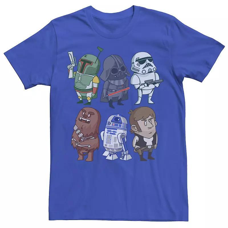 Mens Star Wars Character Doodles Graphic Tee product image