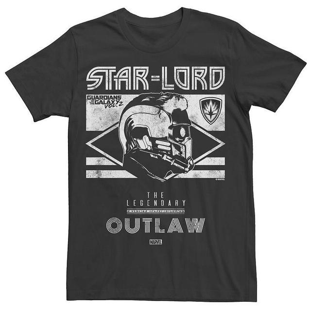 Mens Marvel Guardians of the Galaxy 2 Star Lord Outlaw Graphic Tee Product Image