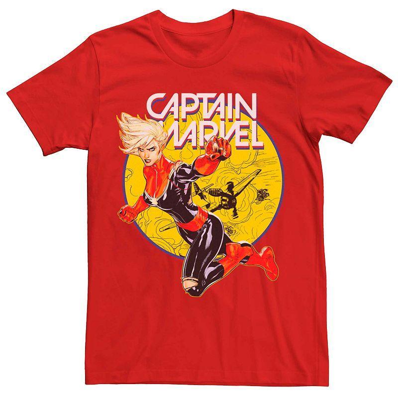 Mens Captain Marvel Vintage Portrait Tee Product Image