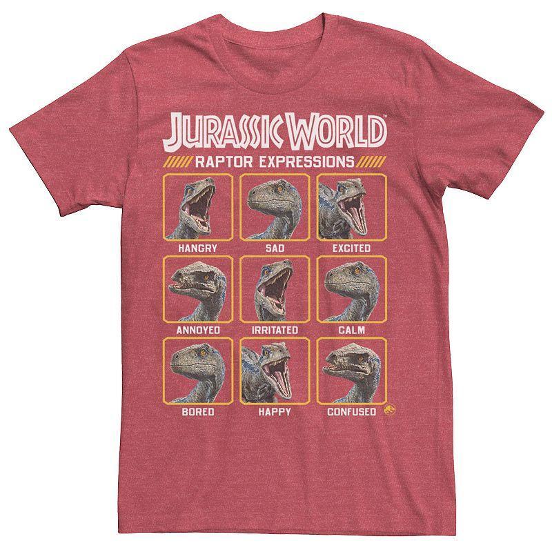 Mens Jurassic World Two Blue Raptor Expressions Tee Product Image