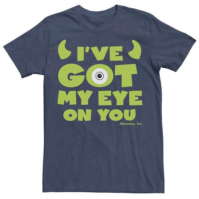 Mens Disney Pixar Monsters University Got My Eye You Tee Navy Grey Product Image