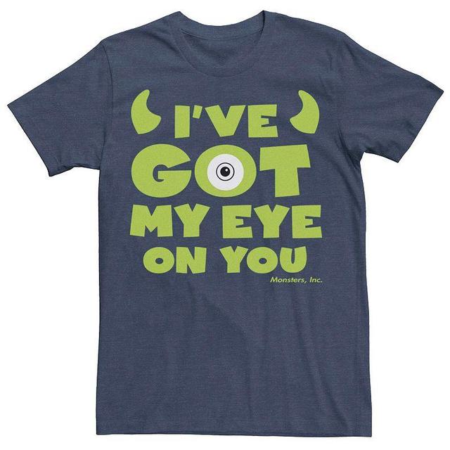 Mens Disney Pixar Monsters University Got My Eye You Tee Navy Grey Product Image