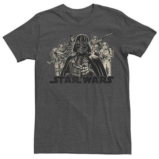 Mens Star Wars Vintage Villains Graphic Tee Product Image