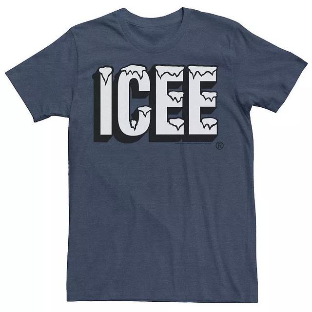 Mens Icee Snowcapped Logo Tee Navy Grey Product Image