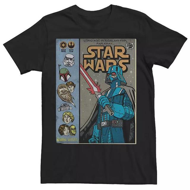 Mens Star Wars Retro Comic Book Graphic Tee Product Image