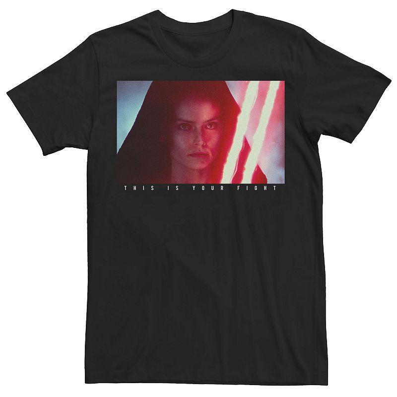 Mens Star Wars Rise Of Skywalker Rey This Is Your Fight Panel Tee Product Image