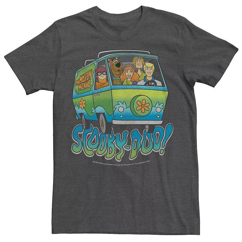 Big & Tall Scooby-Doo Gang Mystery Machine Vintage Graphic Tee, Mens Grey Heather Product Image