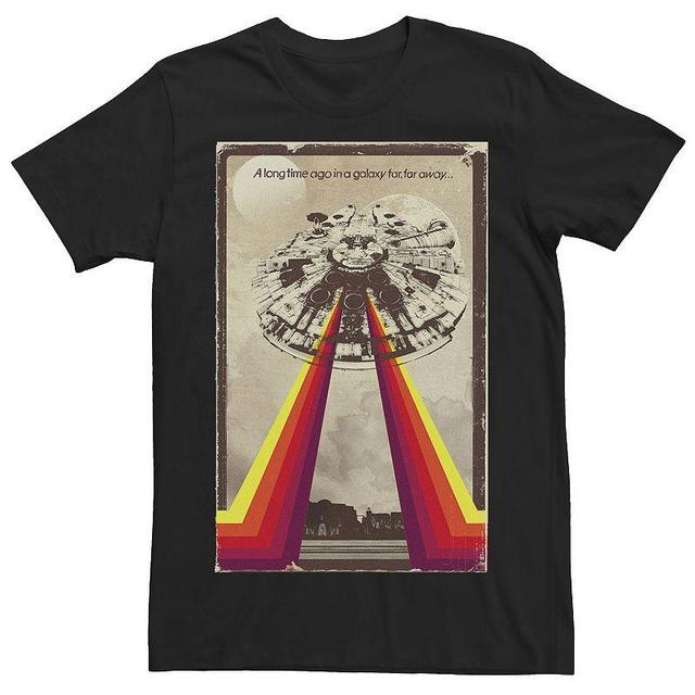 Mens Star Wars Retro VHS Millennium Falcon Cover Tee Product Image