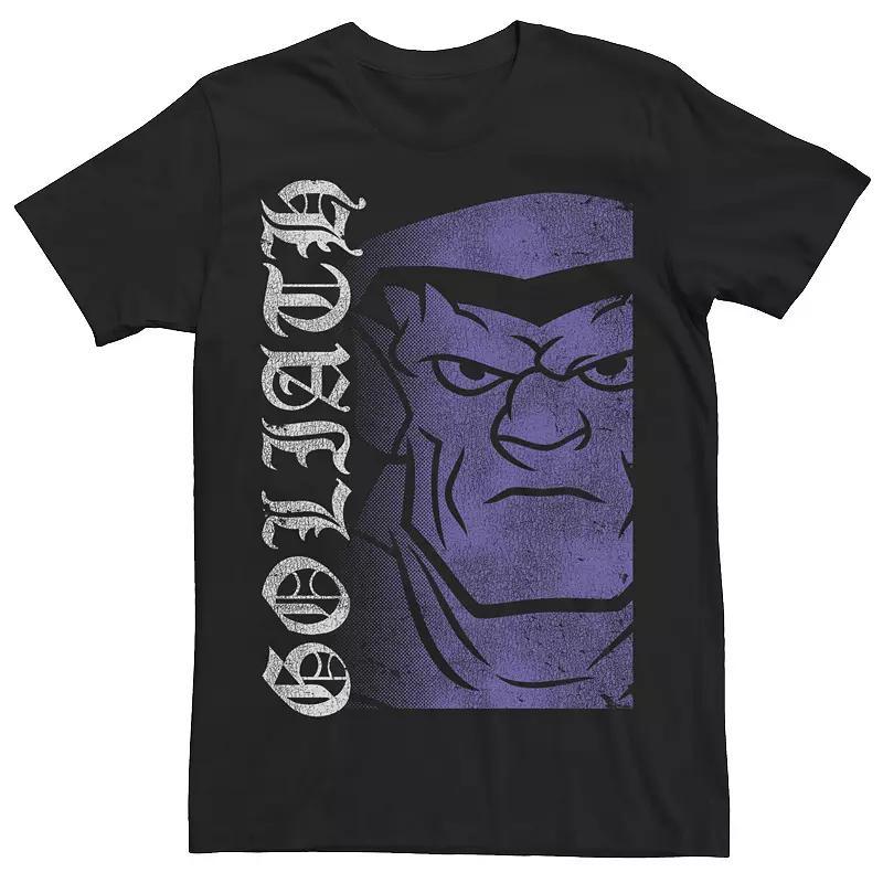 Mens Gargoyles Goliath Big Head Logo Purple Hue Stamp Tee, Boys Product Image