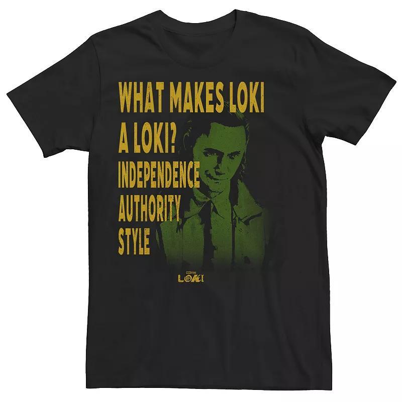 Mens Marvel Loki Style Quote Tee, Boys Product Image