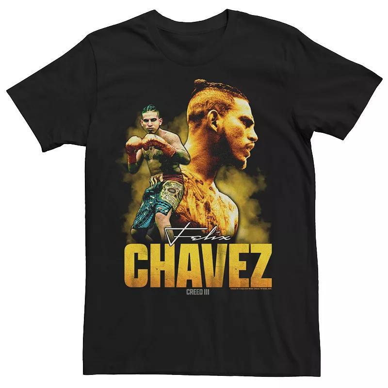 Big & Tall Creed 3 Felix Chavez Boxing Portrait Graphic Tee, Mens Product Image