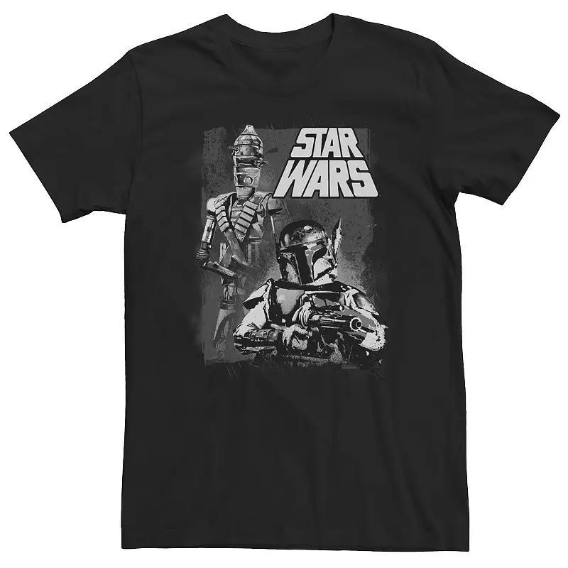 Big & Tall Star Wars Bounty Hunters Boba Poster Tee, Mens Product Image