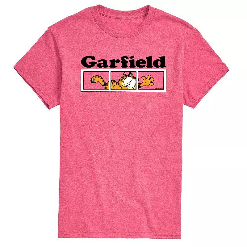 Mens Garfield Panel Logo Graphic Tee Ivory Product Image