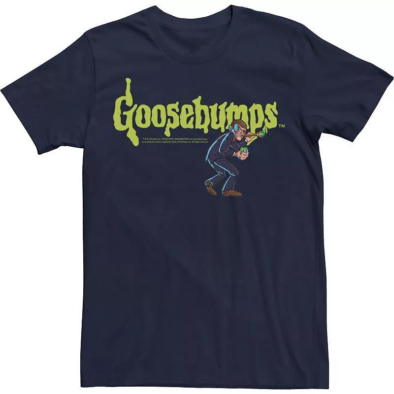 Mens Goosebumps Puppet Painted Logo Tee Blue Product Image