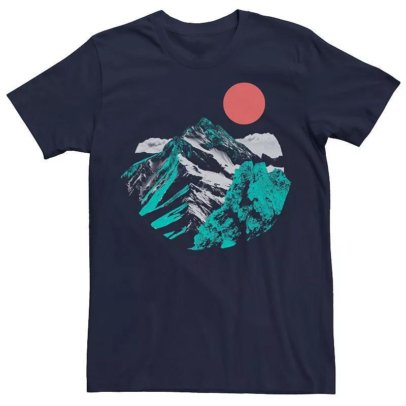 Mens Fifth Sun Artsy Mountain Range Tee Blue Product Image