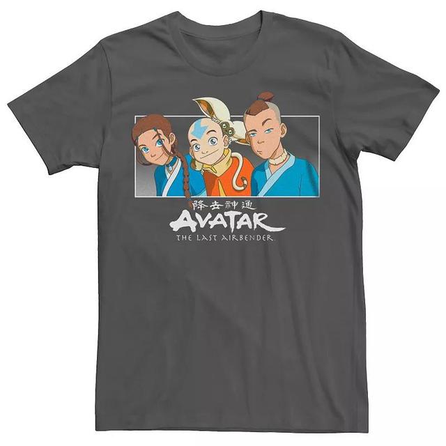 Mens Avatar: The Last Airbender Three Friends Tee Grey Product Image