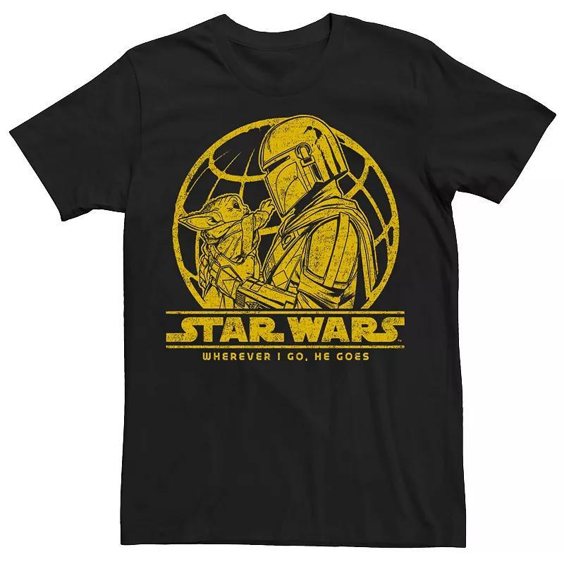 Big & Tall Star Wars Globe Lockup Tee, Mens Product Image