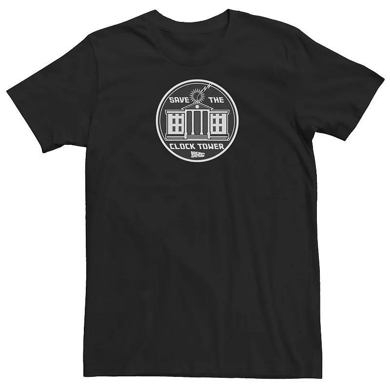 Mens Back to the Future Clock Tower Tee Product Image