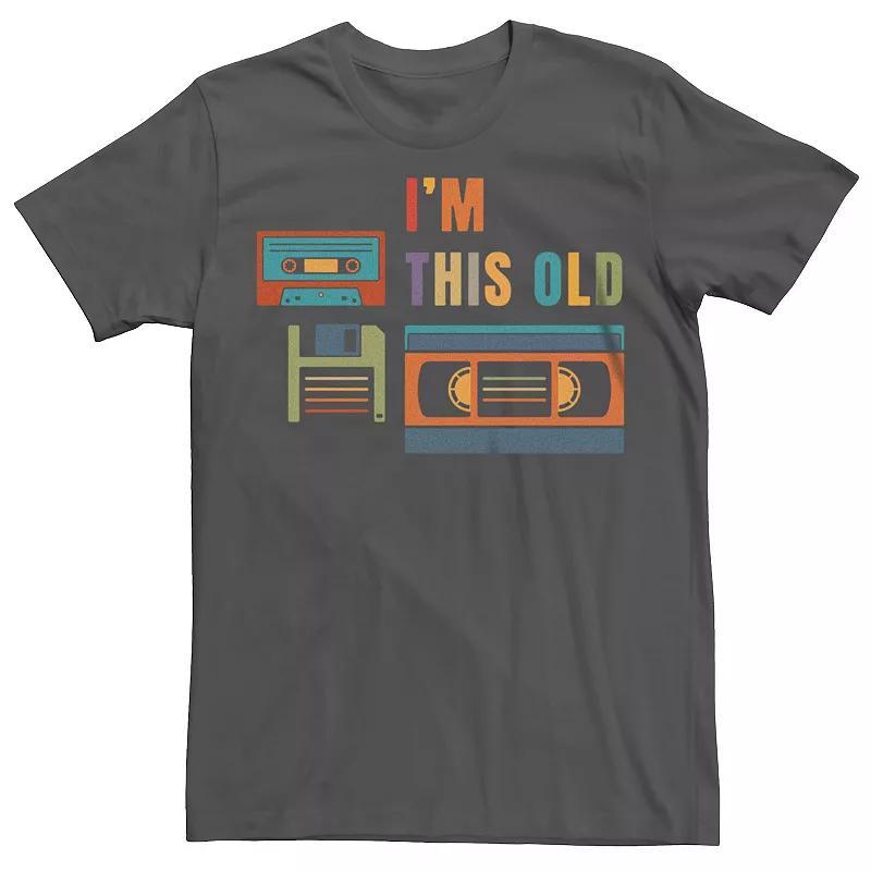 Mens Im This Old Retro Data Storage Graphic Tee Product Image