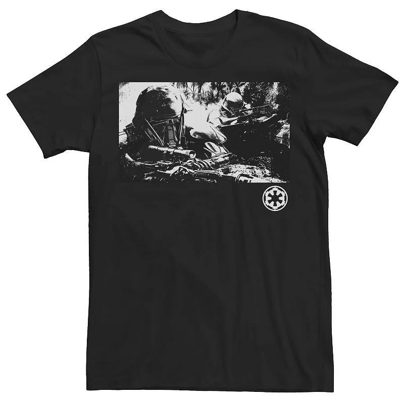 Mens Rogue One: A Star Wars Story And White Portrait Tee Product Image