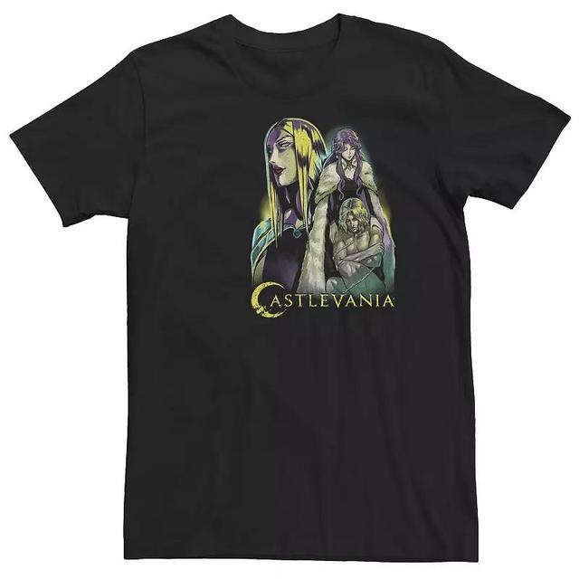 Big & Tall Castlevania Group Shot Neon Tee, Mens Product Image