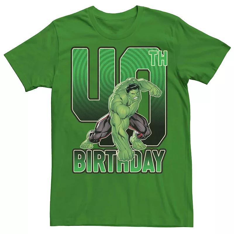 Mens Marvels Hulk 40th Birthday Tee Product Image