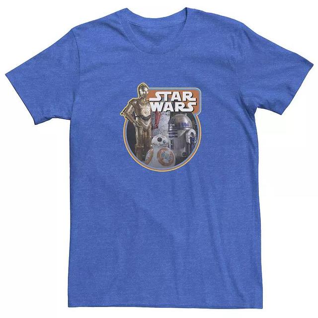 Mens Star Wars Droids Tee Grey Heather Product Image