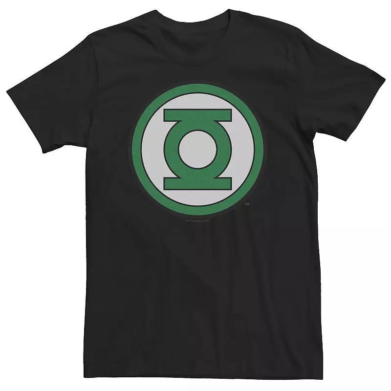 Big & Tall DC Comics Green Lantern Starry Night Logo Tee, Mens Black Product Image