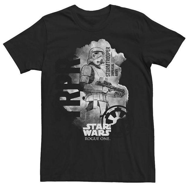 Mens Star Wars Rogue One Stormtrooper Ink Splotch Graphic Tee Product Image