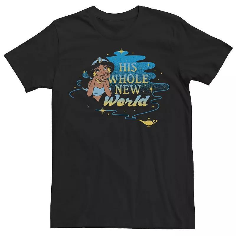 Disney's Aladdin Men's His Whole New World Tee, Size: 3XL, Black Product Image