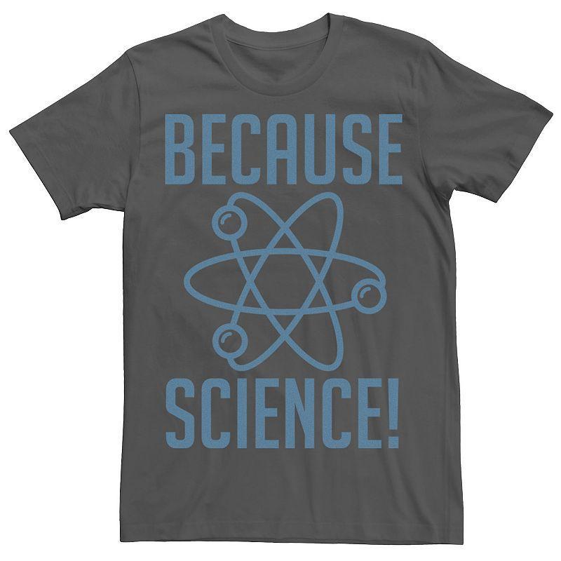 Mens Because Science Atom Graphic Tee Grey Product Image