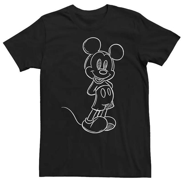 Disneys Mickey Mouse & Friends Big & Tall Classic Sketch Graphic Tee, Mens Product Image