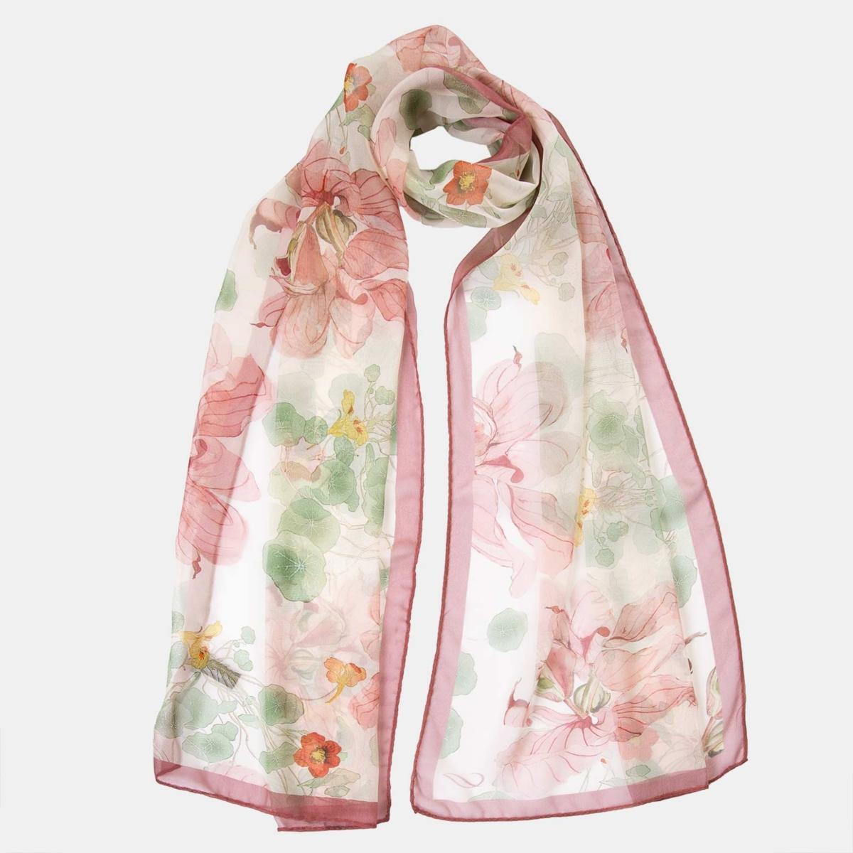 Elizabetta Monique - Long Sheer Silk Scarf for Women Product Image