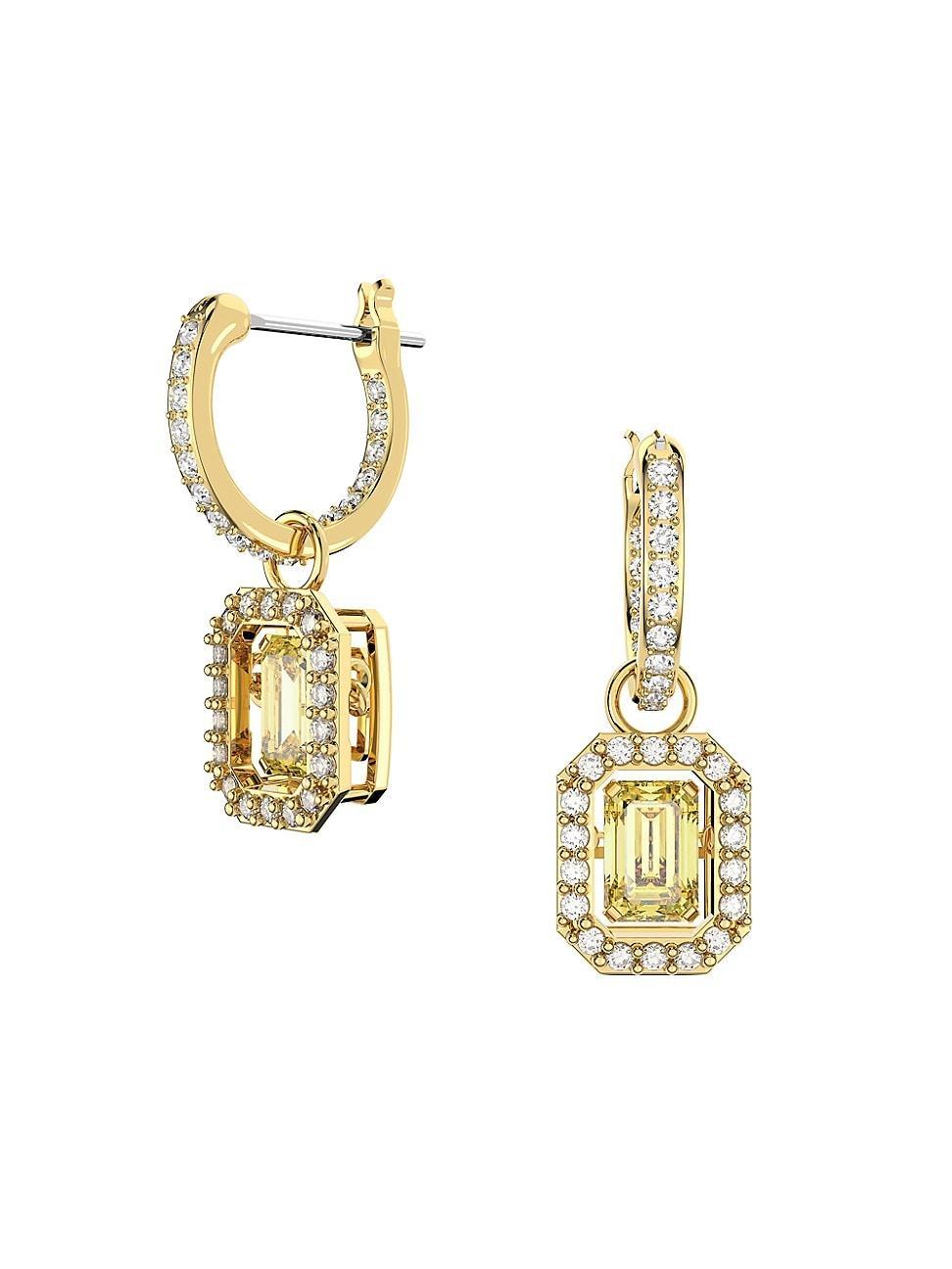 Swarovski Millenia Huggie Hoop Drop Earrings Product Image