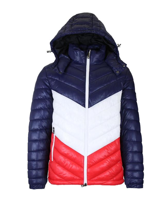 Galaxy By Harvic Mens Heavyweight Quilted Hooded Puffer Bubble Jacket Product Image